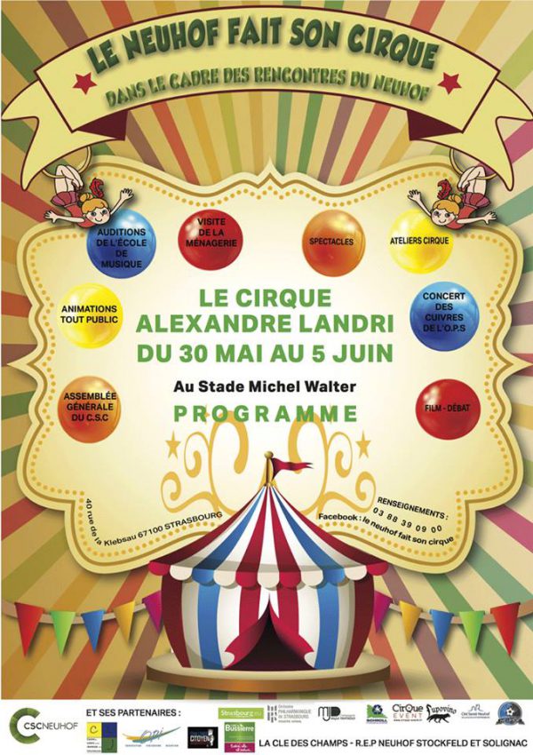 Strasbourg - Le quartier du Neuhof fait son cirque