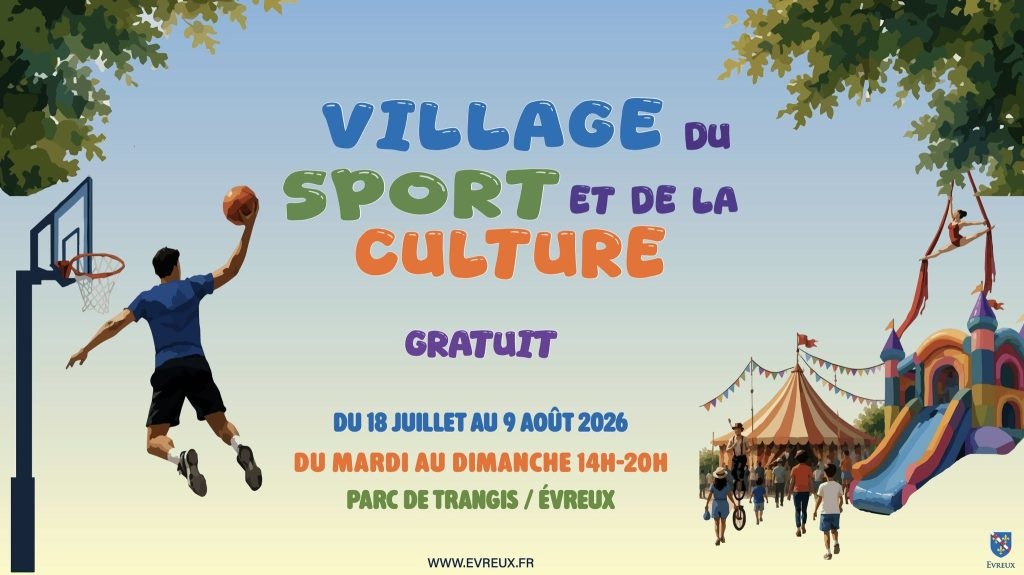 Festivités estivales au Village du Sport et de la Culture d'Évreux